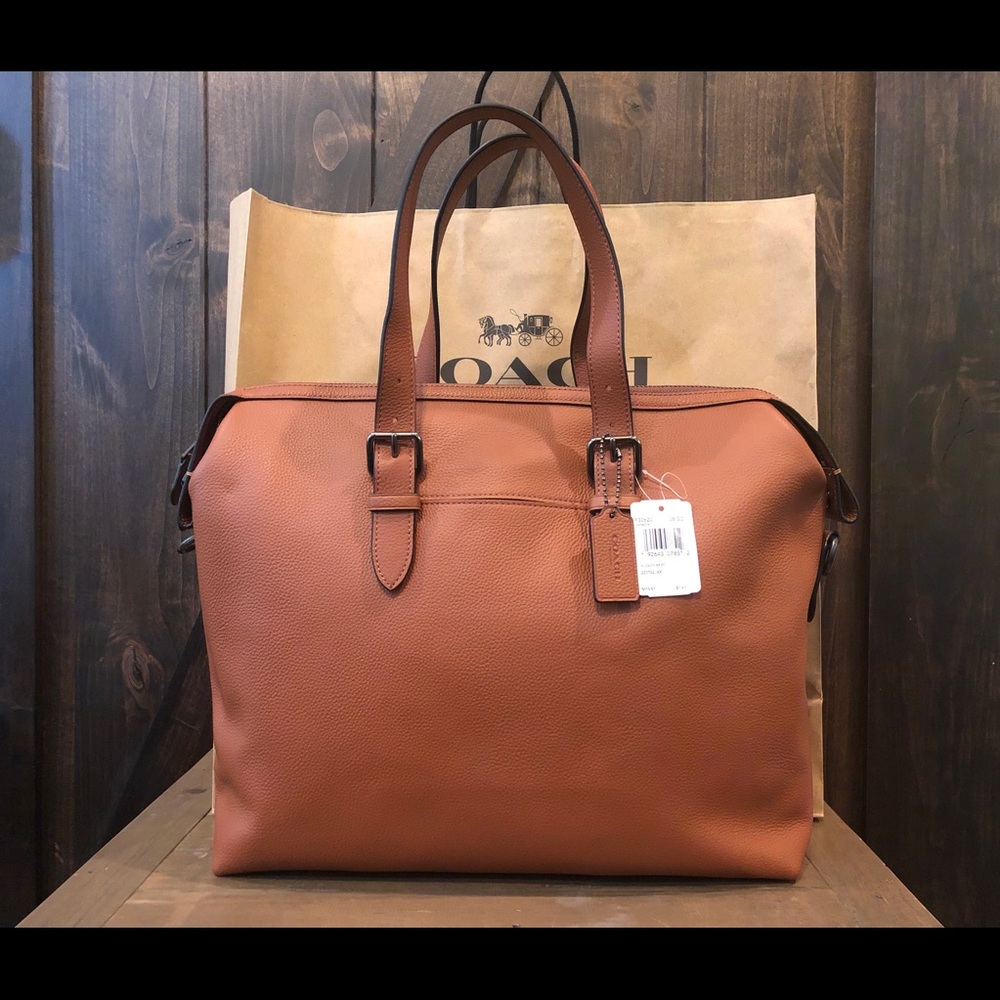 NWT Authentic Coach Hudson Briefcase - Picture 2 of 7